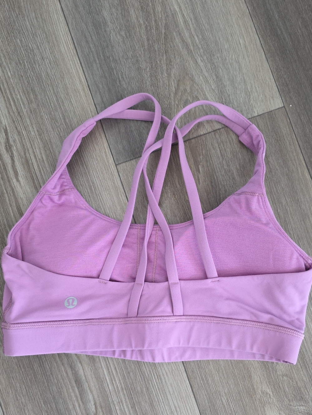 lululemon athletica Light Lavender Strappy Sports Bra